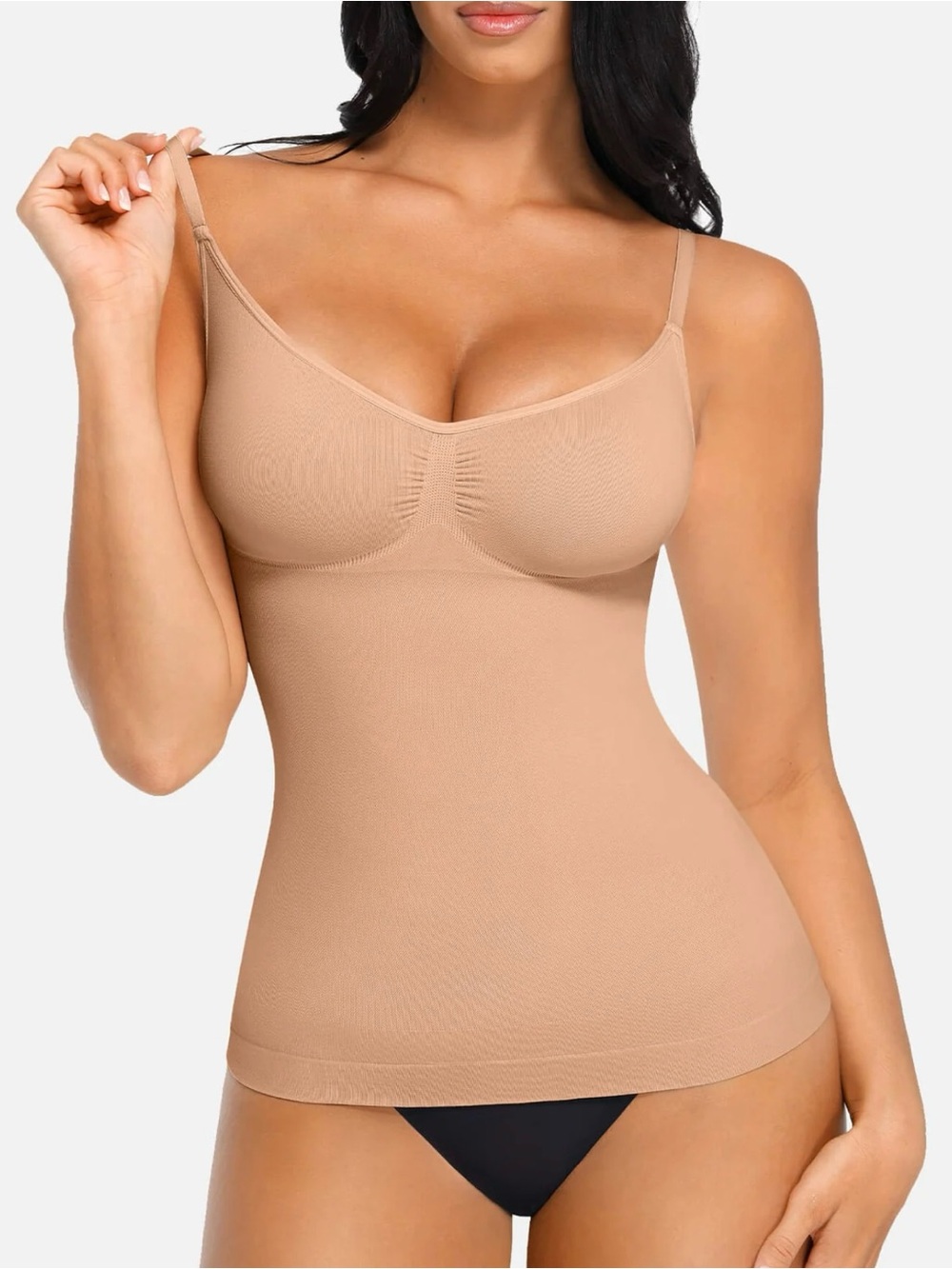 Feelingirl Slimming Tummy Control Shapewear V-Neck Camisole View 2